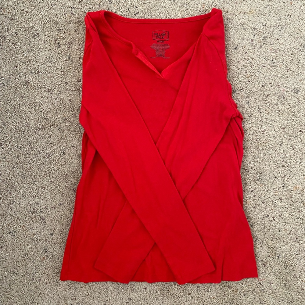 Red Sleep Shirt